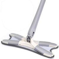 X-Type Microfiber Flat Mop with 360° Hands-Free Squeeze